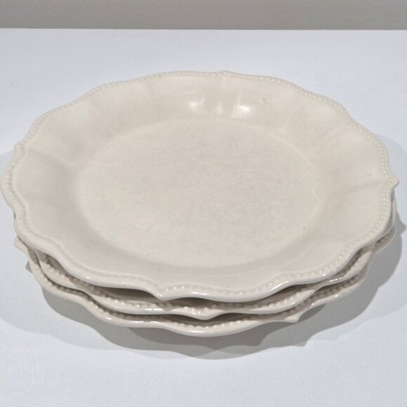 Pioneer Woman 3 Paige off-white dinner plates - Picture 1 of 2